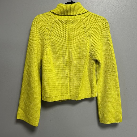 Maeve By Anthropologie Charteuse Wool Sweater Medium - Picture 5 of 5